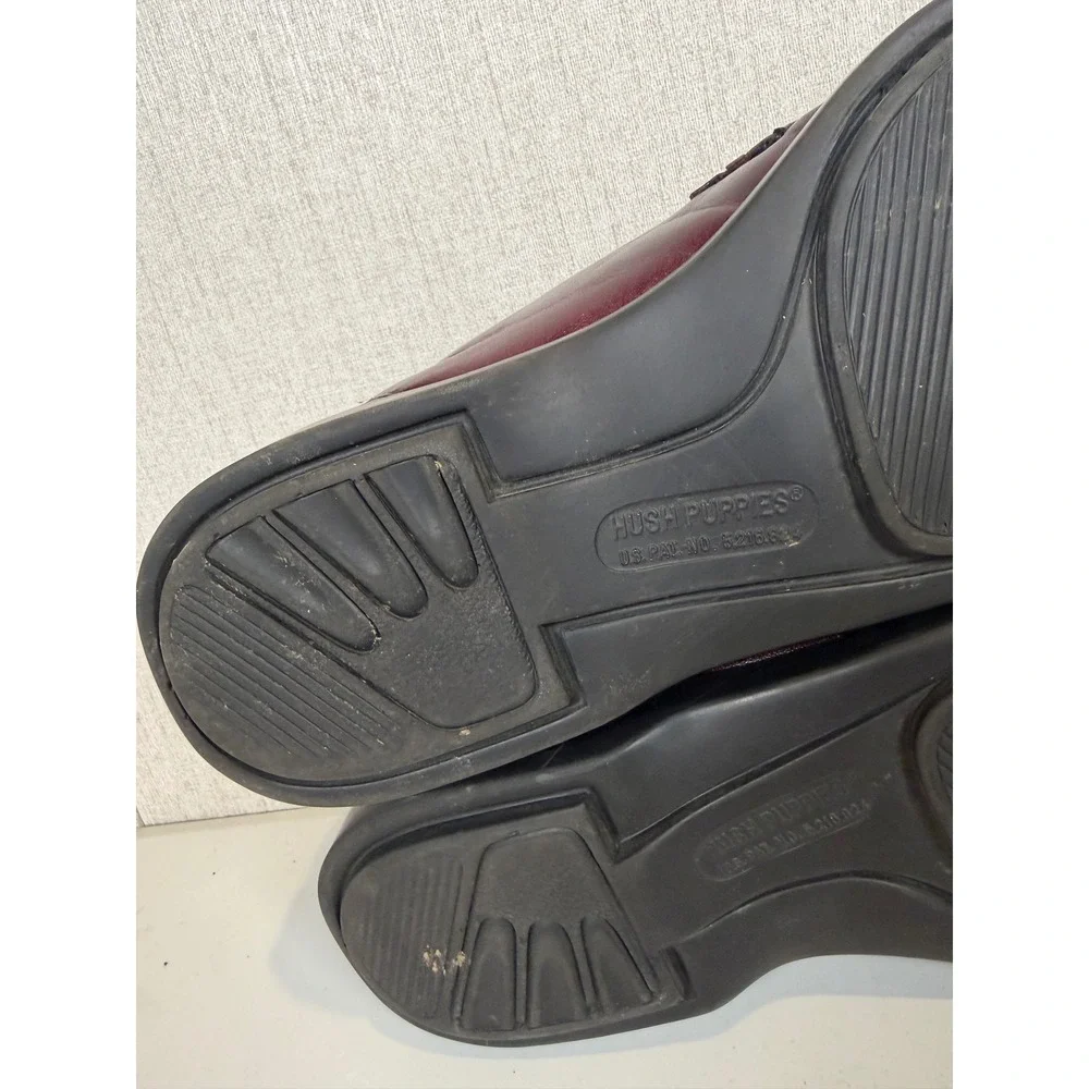 Hush puppies men loafers size 11 leather brown‎